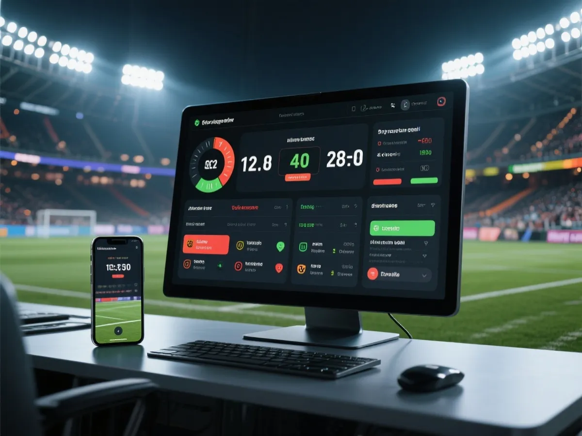 世界杯实时比分与赛况追踪界面示意图